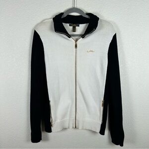Lauren Ralph Lauren Womens SzL Black Label Capsule Office Academia cardigan